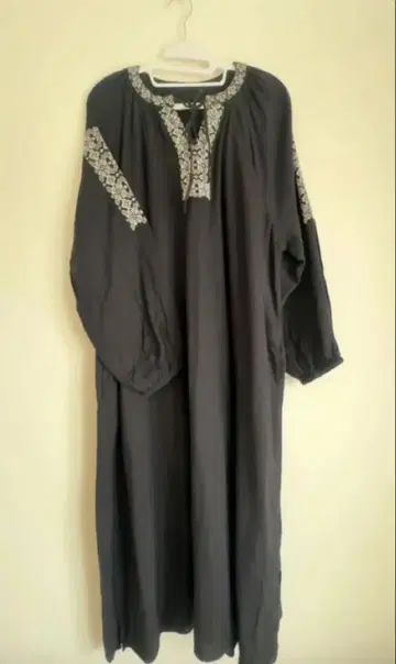 samansa mos2 자수 원피스 롱 원피스