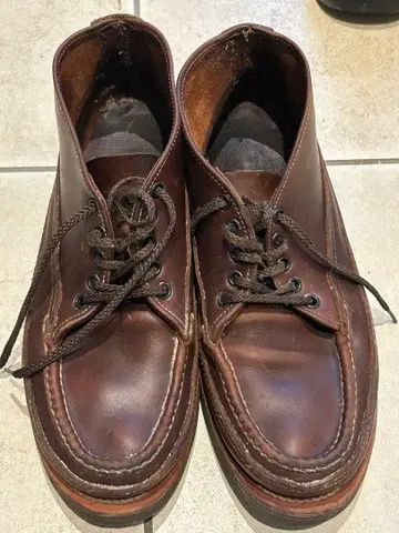 러셀 모카신 스포팅 클레이 차카 크롬 엑셀 버건디