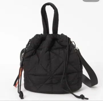 글로벌 워크 퀼팅 복조리백 숄더 2way 블랙 경량