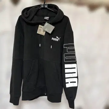 PUMA 풀 집업 후드 부착 후드티 L