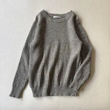 [새상품급] 저널 스탠다드 리룸 울 리브 니트 그레이