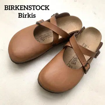 BIRKENSTOCK/빌키 로리 브라운 가죽 사보 샌들