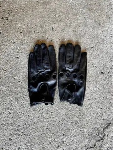 스마트폰 대응 가죽 드라이빙 그로브 가죽 장갑 M 사이즈