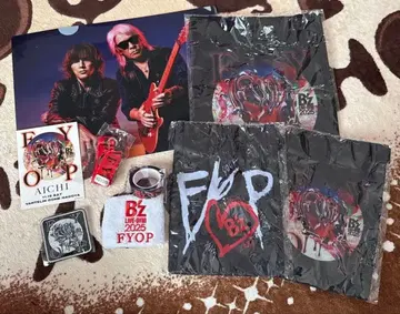 B'z FYOP 가챠 굿즈 클리어 파일 회장 한정판 스티커 묶음 판매