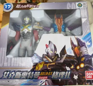 중국 한정판 울트라맨 소프트 비닐 피규어 엑스 하이브리드 아머