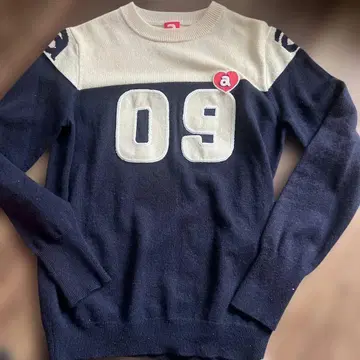 아르키비오 스웨터 네이비/아이보리 36 사이즈