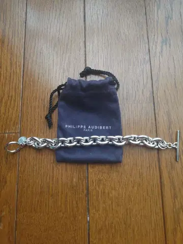 PHILIPPE AUDIBERT 실버 체인 팔찌