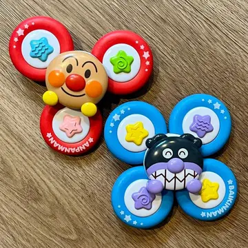 호빵맨 세균맨 핸드 스피너 완구