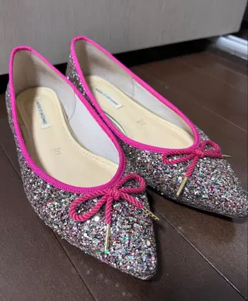 모드 에 자코모 글리터 발레 슈즈