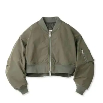 새상품급 FRAY I.D 카키 블루종 MA-1 자켓