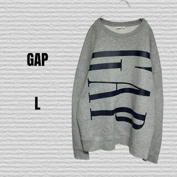 [ GAP ] 오버 사이즈 맨투맨 트레이닝복 육중 빅 로고 L