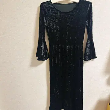 블랙 롱 원피스 긴팔