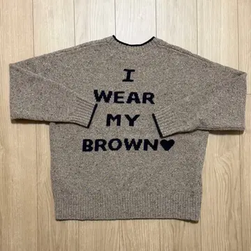 [ 새상품급 ] 스픽 앤 스팬 / 로고 인터샤 니트