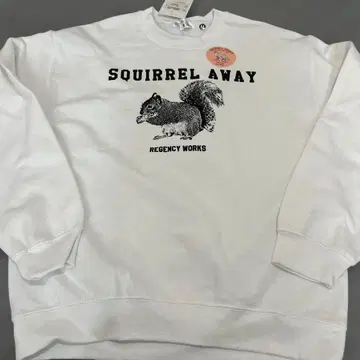 REGENCY WORKS SQUIRREL AWAY 맨투맨 M 새상품
