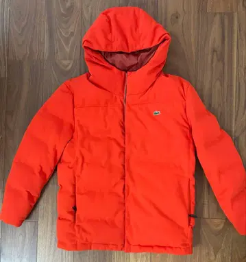 라코스테 다운 자켓 오렌지