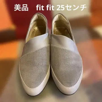 fit fit 25cm 그레이 스웨이드 슬립온 5cm 힐