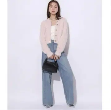 마이 스트라다 선착순! 샤기 니트 가디건 미사용 새상품