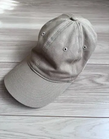 에네스베 6 패널 코튼 캡 베이지