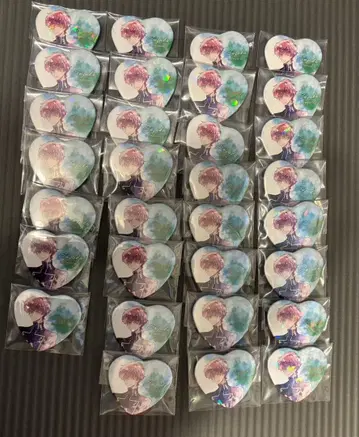 코드 기어스 스즈라기 스자크 하트형 캔뱃지