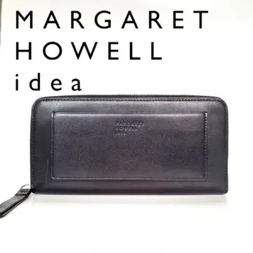 [ 새상품 ] 마가렛호웰 아이디어 장지갑 필몬트 로고 카드 블랙