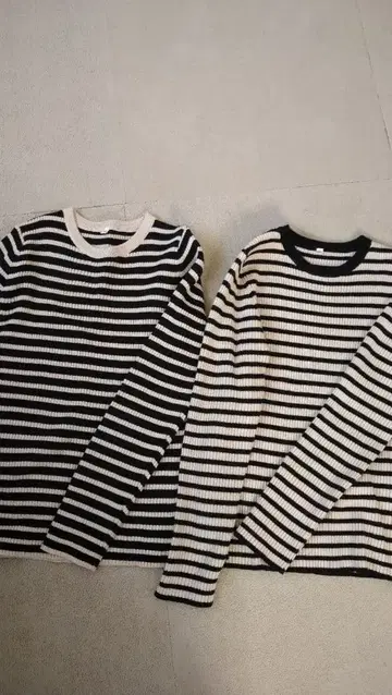 coca 극상 니트 크루넥 M 사이즈 2장 세트