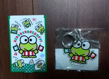 미사용 새상품 산리오 케로케로케로피 미니 거울 키링 헤이세이 레트로