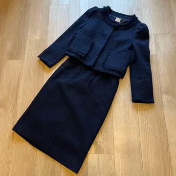 자켓 프린지 무지 트위드 포멀 세트 Liala x PG M