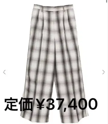 컨버스 도쿄 사이드 라인 팬츠 체크 슬랙스 체크