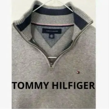 타미힐피거 남성용 트레이닝복 스웨터 니트 코튼 면 100%