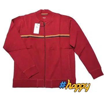 새상품 폴스미스 M 사이즈 긴팔 집업 블루종 레드 7032