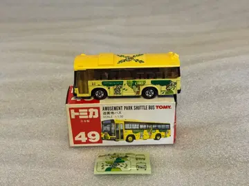 빨간 상자 토미카 49 놀이공원 버스 일본제 미쓰비시 후소