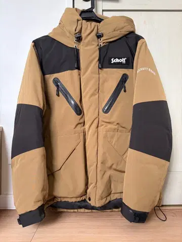 Schott 다운 자켓 M 사이즈 브라운/블랙