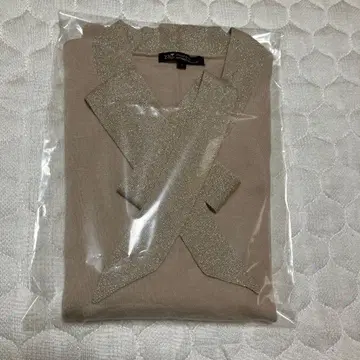 23 핑크 베이지 니트 스웨터 36 울 100%