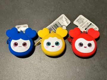 TWICE LOVELYS 실리콘 미니 지갑 GiGO 한정판 3종 세트