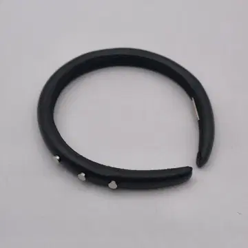 CA4LA (카시라) 가죽 느낌 스터드 머리띠/헤어밴드 블랙