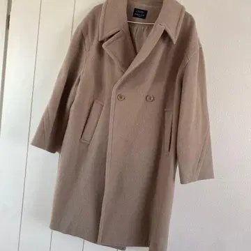 FREE'S MART 베이지 더블 브레스트 코트
