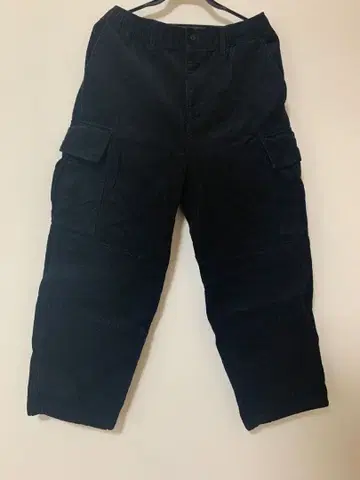 BAYFLOW 블랙 코듀로이 카고 팬츠 사이즈 3 ( M )