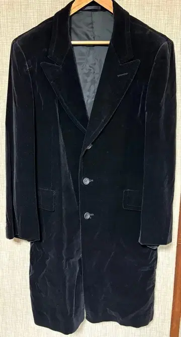 Paul Smith 블랙 벨벳 테일러드 자켓 L