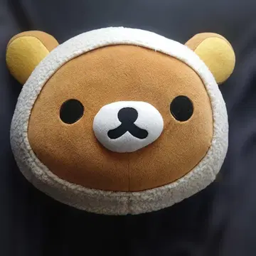 리락쿠마 점보 페이스 오야스미 봉제 인형 쿠션 42cm