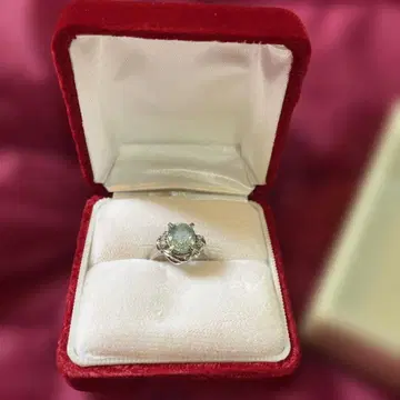 플라티나 반지 Aq-1.75 D-0.06 CT