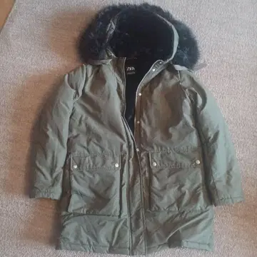 ZARA 밀리터리 자켓 올리브 그린