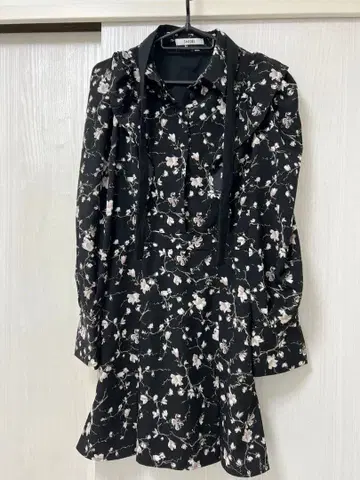 SNIDEL 꽃무늬 셔츠 원피스 사이즈 0