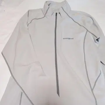 몽벨 풀 집업 라이트 그레이 자켓 남성용 M