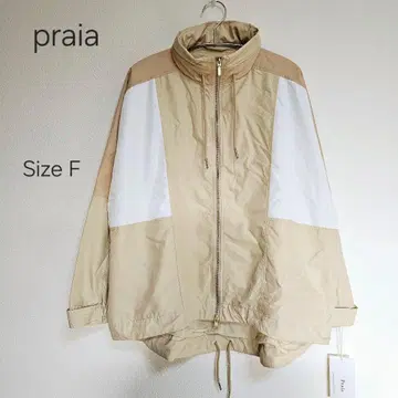 새상품급 praia 베이지 화이트 자켓 사이즈 F