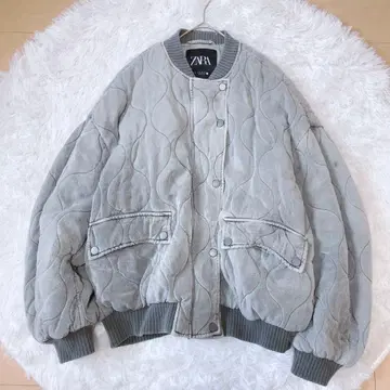 ZARA 자라 오버 사이즈 퀼팅 봄버 자켓 XS 점퍼