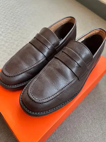 GEOX RESPIRA 브라운 로퍼 24.5cm