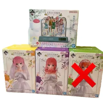 제일복권 5등분의 신부 Gracemaster 피규어 2개 & 라스트 원상