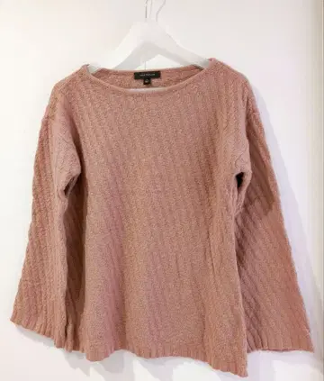 ANN TAYLOR 핑크 니트 스웨터 긴팔 보트넥 XS 사이즈