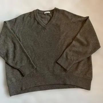 EVERYDAY I LIKE. 그레이 V넥 니트 긴팔