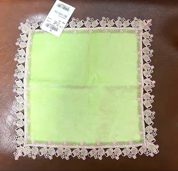 치카자와 레이스 손수건 사쿠라모치 손수건 레이스 자수